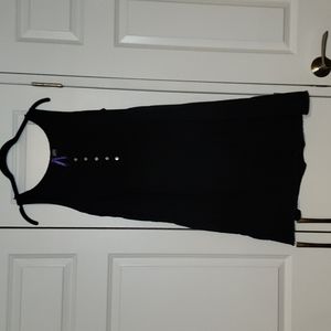 Seraphine Black PomPom Detail Tank Dress- size 6